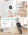 AICPAN Tower Fan for Bedroom - 22 inch Bladeless Fan, 8 Speeds, 9H Timer, LED Display, Cooling Fans Quiet Standing Floor Fan Powerful for Indoor Home Office Room