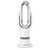 Eduzita QG660 Bladeless Tower Fan and Heater Combo, White