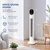 ROVSUN 34 Inch Bladeless Tower Fan with Digital Display & Remote, Turbo Cooling with 3 Speeds, 9H Timer, Safe Quiet Oscillating Floor Fan for Bedroom Home Office, 2-Pack