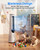 Uthfy 38 Inch Bladeless Tower Fan, 120° Oscillation Quiet Standing Fans, 20 Speeds & 4 Modes, Ambient Light, Remote Control, 12H Timer, Ideal for Bedroom Home Whole Room Use
