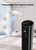 Avamia Tower Fans for Bedroom, 85° Oscillating Bladeless Fans, Standing Fans with Touch LED Display, 12H Timer, Remote, 3 Speeds 3 Modes Max 26ft/s, 43" Cooling Quiet Floor Fan for Home Office