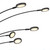 Brightech Orion Arc Floor Lamp for Living Room, Dimmable Tree Floor Lamp with 5 Adjustable Arms, Multi-Head Standing Lamp with Flexible Rotating LEDs for Bedroom - Bright Hanging Lighting - Black