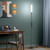 Ambimall LED Floor Lamp with Remote Control, Foot Switch, Black