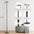 36W LED Floor Lamp, Modern Stepless Dimmable Torchiere Standing Lamps
