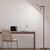 36W LED Floor Lamp, Modern Stepless Dimmable Torchiere Standing Lamps
