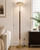 JOOFO Wood LED Torchiere Floor Lamp with Remote, 3000LM Dimmable