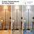JUNNAI 61.8" Floor Lamp for Living Room, Modern Standing Lamp for Bedroom