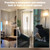 Ambimall 64" Floor Lamp with 9W LED Bulb & Beige Lampshade