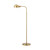 O'Bright Adjustable Floor Lamp with Flexible Gooseneck and Rotatable Shade, E26 Socket, 10-Inch Base - Ideal for Reading, Bedside, Living Room, Brushed Nickel