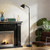 Leasgy Upgraded Double-Base Black Floor Lamp, Adjustable Lamp Head-65.3"