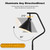 Copofed Vintage Floor Lamp for Bedroom,Adjustable-Iron Shade,12W Led Bulb