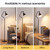 Copofed Vintage Floor Lamp for Bedroom,Adjustable-Iron Shade,12W Led Bulb