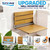 [Upgraded Version] 20" Folding Teak Shower Seat Wall Mounted- Shower Bench for Inside Shower, ADA Compliant Teak Shower Seat Wall Mounted Bench Bathroom Stool, Folding Bathtub Shower Seat for Elderly