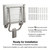 VANNSOO Folding Shower Seat, 18 Inch ADA Compliant Wall Mounted Bench