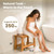 NNN 30" Commercial Heavy Duty Teak Shower Bench, Patented, Non-Slip Stable