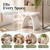 Stone Resin Shower Stool for Inside Shower, Waterproof Non-Slip Benches