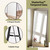 BEAUTYPEAK Full Length Mirror with Stand, 56"x21" Floor Mirror
