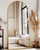Coomily 76"x34" Arched Full Length Mirror with Stand,Full Body Floor Mirror