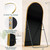 Coomily 76"x34" Arched Full Length Mirror with Stand,Full Body Floor Mirror