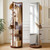 Purfeel Home 69"x19"Full Length Mirror with Standing,360°Rotating Coat Rack with Mirror for Bedroom