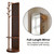 Purfeel Home 69"x19"Full Length Mirror with Standing,360°Rotating Coat Rack with Mirror for Bedroom