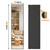 TRAHOME Full Length Floor Mirror 56"x15", Large Standing Body Mirror, Black