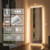 Full Length Mirror with Lights, 71" x 26" LED Floor Mirror, Full Body Dressing Standing Mirrors with Dimming & 3 Color Lighting, Hanging Mounted Mirrors for Living Room Bedroom Cloakroom