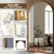 GLSLAND 30x71 Arched Full Length Mirror, Large Full Body Floor Mirror, Gold