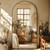 Homsion 76"x34" Arched Full Length Mirror, Large Floor Mirror, Black