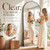 Homsion 76"x34" Arched Full Length Mirror, Large Floor Mirror, Black