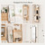 57x20" Full Length Mirror Floor Stand,Over the Door,Wall Mounted Black