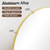 VooBang 35"x78" Gold Large Arched Floor Full Length Dressing Body Mirror