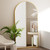 VooBang 35"x78" Gold Large Arched Floor Full Length Dressing Body Mirror