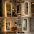 VooBang 56"x21" LED Arched Mirror Full Length with Dimmable Lights