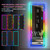 LVSOMT 63 x 20 in Full Length Mirror with LED Lights, RGB Lighting, White