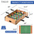 TALLO 20” Mini Foosball Table, Wooden Tabletop Soccer Game Set