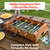 Hey Play Mini Foosball Table for Desk and Tabletop, 20” x 12”