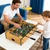 HLC 20 Inch Mini Tabletop Foosball Game Set Durable Soccer Kit for Family