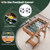 KOTEK Folding Foosball Table, 27 Inch Football Game Table with 2 Mini Balls