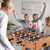 KOTEK Folding Foosball Table, 27 Inch Football Game Table with 2 Mini Balls