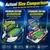 Mini Table Soccer Board Game for Kids, Tabletop Soccer Game with Electronic Scoreboard, Portable Family Party Game for Boys and Girls Ages 3-12
