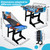 Hyner 5 in 1 Multi Combo Game Table,Folding Multi Game Combination Table Set with Soccer Foosball Table,Pool Table,Hockey Table,Table Tennis Table,Basketball