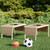 Danrelax Backyard Soccer Game with 2 Tables, 1 Ball, 4 Cones, Soccer Training Equipment, Portable Football Practice Outdoor Game for Backyard, Beach, Field Fun, No Assembly Needed