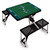 PICNIC TIME NFL Philadelphia Eagles Football Field Design Portable Folding Table/Seats, Black, One Size (811-00-175-245-2)