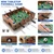 Saycker Table Foosball, Mini Football Table Soccer Tabletops Wood Football Table Top w/Footballs, Game Accessories for Adults Family Night Parties Entertainment