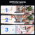 XenonLab Handheld Vacuum Cordless 25000Pa Car Vacuum 3-in-1 Handheld Vacuum, Includes Smart Display and Charging Base Hand Vac Cordless Rechargeable One-Touch Empty for Home/Pet/Car (Silver)