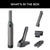 Shark WV201 WANDVAC Handheld Vacuum, Lightweight at 1.4 Pounds with Powerful Suction, Charging Dock, Single Touch Empty and Detachable Dust Cup,Graphite, Slate