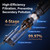 LIMIOCASA Handheld Vacuum Cordless 2-in-1, 25000PA Powerful Suction Car Vacuum & Blower, Portable Rechargeable Mini Vacuum 80000RPM, 38Min Runtime USB-C for Car Home Office. (Black)