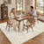 5x7 Area Rugs Washable Rug: Vintage Boho Floral Beige Rug Non-Slip Low Pile Soft Rugs Stain Resistant Indoor Carpet for Living Room Bedroom Dining Room(Beige, 5'x7')