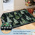 Garvee 8x10 Christmas Rug for Living Room Washable Holiday Rug Black